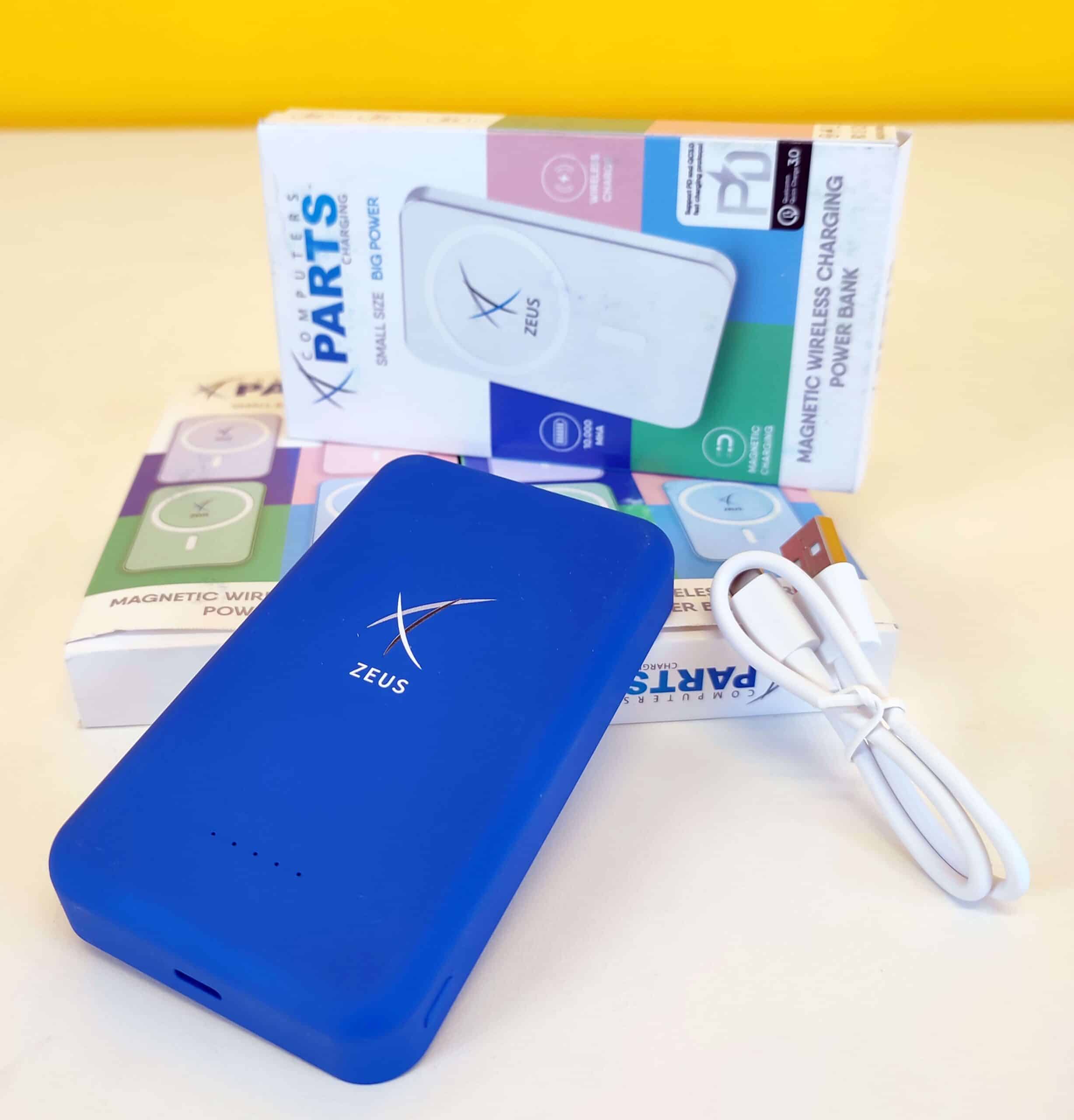 Zeus Power Bank MagSafe 10.000 mAh Ricarica Wireless Qualcomm Quick Charge 3.0 Compatibile con Iphone Samsung Xiaomi Huawei Zeus Power Bank MagSafe 10.000 mAh Ricarica Wireless Qualcomm Quick Charge 3.0 Compatibile con Iphone Samsung Xiaomi Huawei